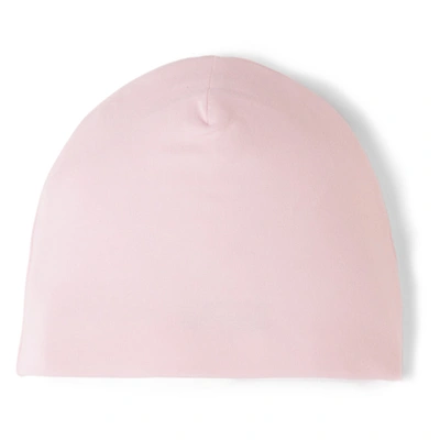 Shop Versace Baby Pink Medusa Beanie In 2p460 Baby Pink+gold