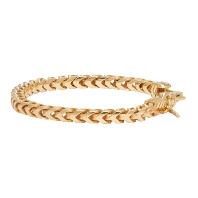 Shop Emanuele Bicocchi Gold Box Chain Bracelet