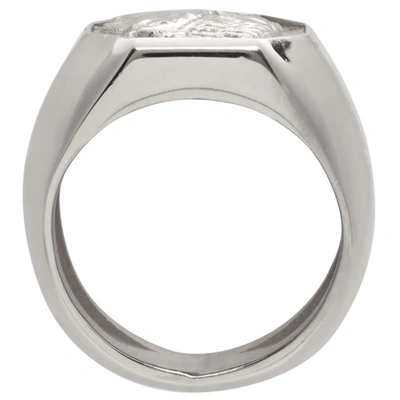 Shop Emanuele Bicocchi Silver Caesar Ring