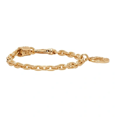 Shop Emanuele Bicocchi Gold Coin Bracelet