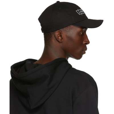 Shop Yohji Yamamoto Black New Era Edition Embroidered Large Logo Cap