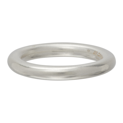 Shop Jil Sander Silver Classic Ring In 043 Silver