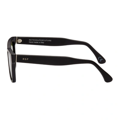 Shop Retrosuperfuture Black Matte America Sunglasses