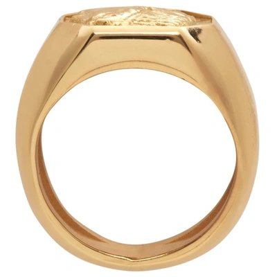 Shop Emanuele Bicocchi Gold Caesar Ring