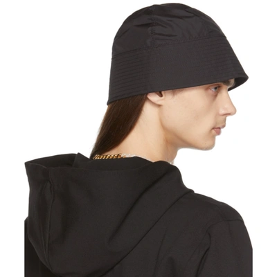 Shop Alyx Black Buckle Bucket Hat In Blackblk0001
