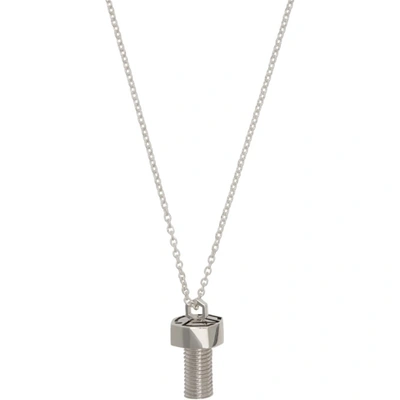 Shop Ambush Silver Bolt Pendant Necklace