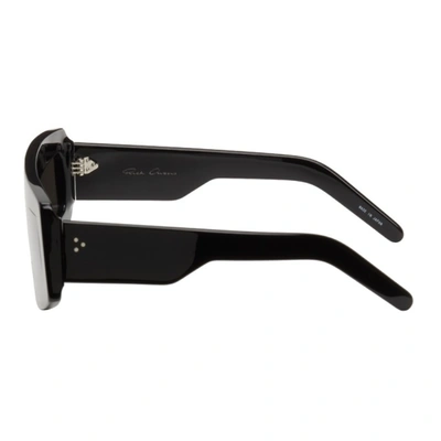 Shop Rick Owens Black Phleg Sunglasses In 0909 Black