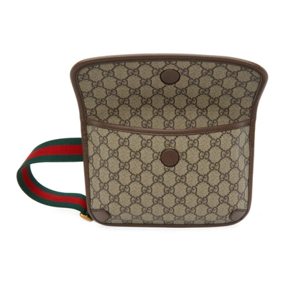 Shop Gucci Beige Neo Vintage Gg Supreme Belt Bag In 8745 B.eb/n.acero/vr
