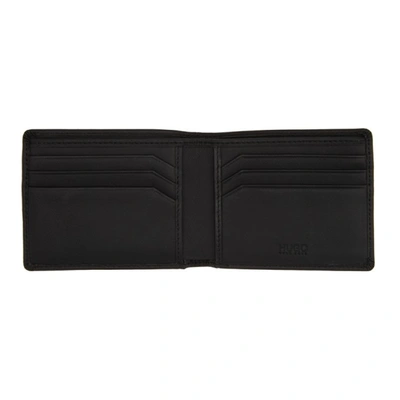 Shop Hugo Black Acron 6 Bifold Wallet In 1 Black