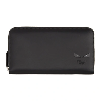 Shop Fendi Black Bag Bugs Continental Wallet In F0gxn - Ner