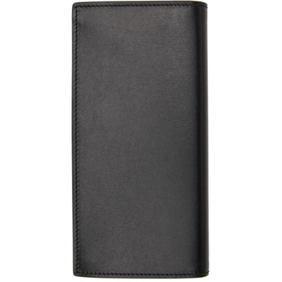 Shop Gucci Black Gg Marmont Bifold Wallet In 1000 Nero