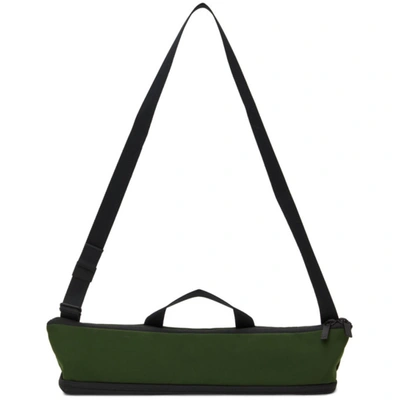 Shop Issey Miyake Green Roll Pleats Bag In 62-green/teal Green
