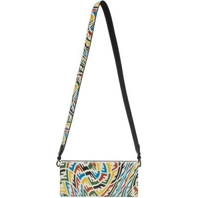 Shop Fendi Multicolor Ff Vertigo Horizontal Box Bag In F0u2v White