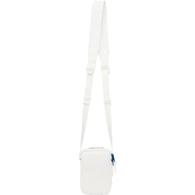 Shop Balenciaga White Space Phone Holder Pouch In 9000 White