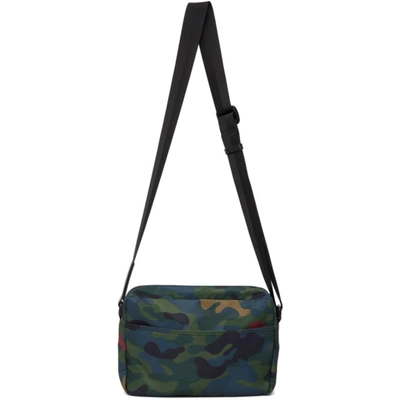 Shop Ps By Paul Smith Camo Printed Messenger Bag In 0 Camo