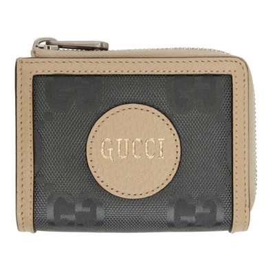 Shop Gucci Grey Off The Grid Mini Gg Zip-around Wallet In 1263 Grap.grey/new P