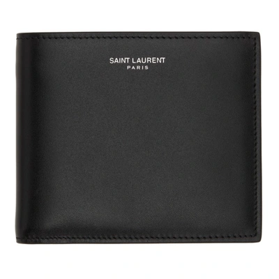 Shop Saint Laurent Black East/west Wallet In 1000 Black