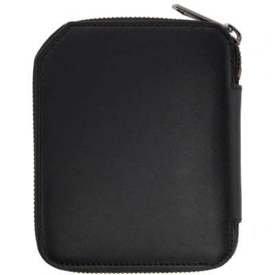 Shop Givenchy Black Medium Antigona Zip Wallet In 006 Black/n