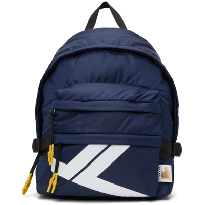 Shop Lanvin Navy Bumpr Backpack In 2900 Navy B