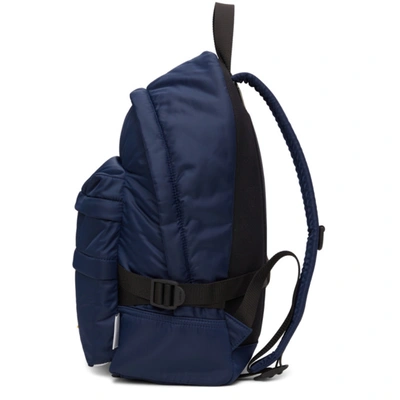 Shop Lanvin Navy Bumpr Backpack In 2900 Navy B