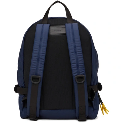 Shop Lanvin Navy Bumpr Backpack In 2900 Navy B