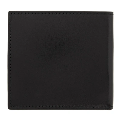 Shop Alexander Mcqueen Black Logo Bifold Wallet In 1000 Black