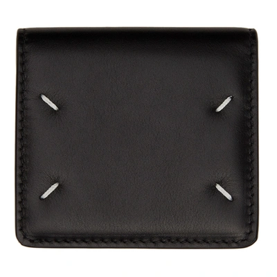 Shop Maison Margiela Black Envelope Trifold Wallet In T8013 Black