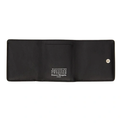 Shop Maison Margiela Black Envelope Trifold Wallet In T8013 Black