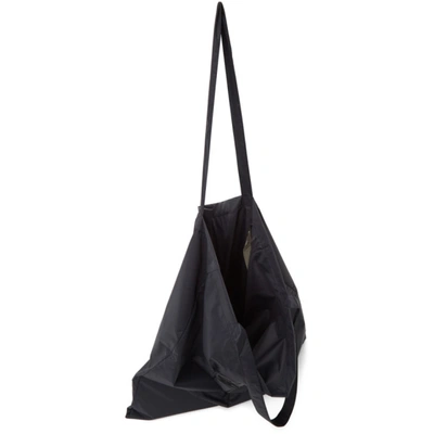 Shop Rick Owens Black Champion Edition Nylon Jumbo Shopper Tote Bag In 09 Black