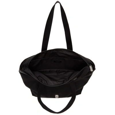 Shop Givenchy Black Nylon 4g Light Tote In 001-black