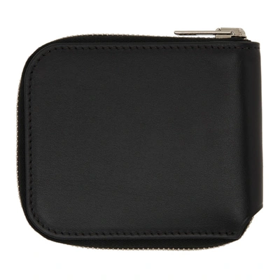 Shop Acne Studios Black Compact Zip Wallet