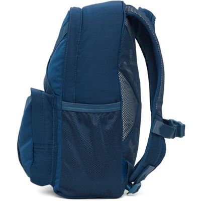 Shop Kenzo Navy Sport Logo Backpack In 78 - Ink