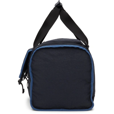 Shop Ps By Paul Smith Navy Crinkled Duffle Bag In 47 Navy