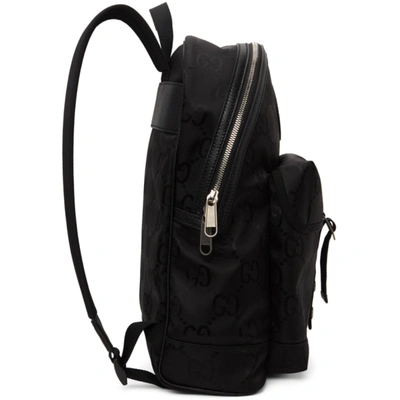 Shop Gucci Black Off The Grid Backpack In 1000 Black