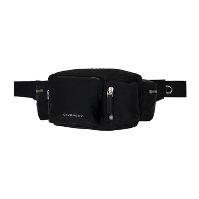 Shop Givenchy Black Pandora Bumbag In 001-black