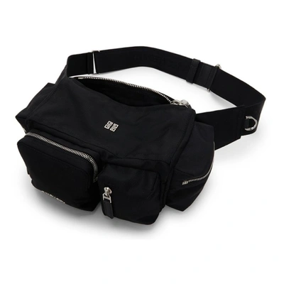 Shop Givenchy Black Pandora Bumbag In 001-black