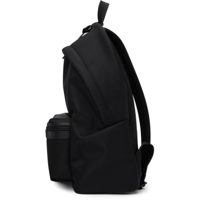 Shop Saint Laurent Black Nylon City Backpack In 1000 Black