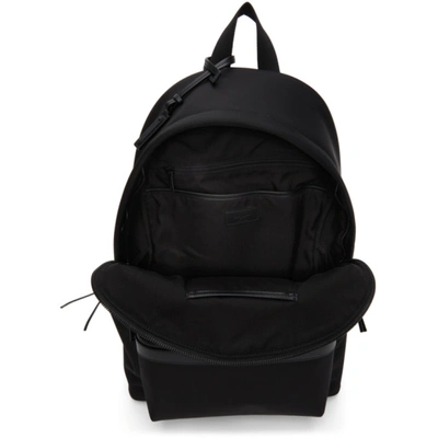 Shop Saint Laurent Black Nylon City Backpack In 1000 Black