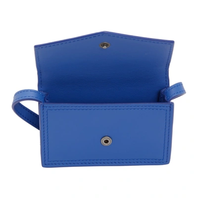 Shop Jacquemus Blue 'le Porte Azur' Wallet