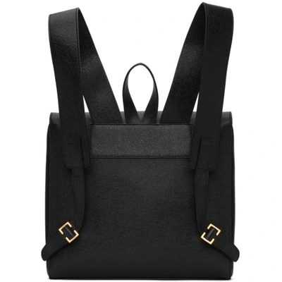Shop Thom Browne Black Rwb Structured Backpack In 001 Black