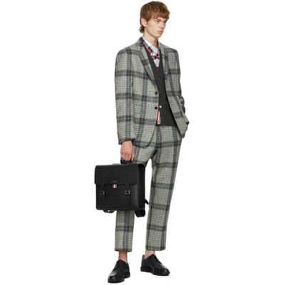 Thom Browne Black Rwb Structured Backpack
