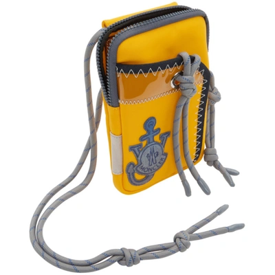 Shop Moncler Genius 1 Moncler Jw Anderson Yellow Phone Pouch In 103 Yellow