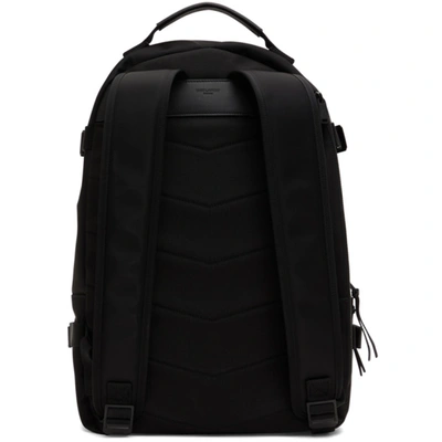 Shop Saint Laurent Black Nylon City Trekking Backpack In 1000 Black