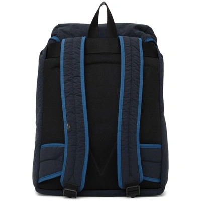 Shop Ps By Paul Smith Navy Nylon Backpack In 47 Navy