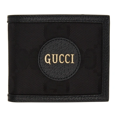 Shop Gucci Black Off The Grid Gg Bifold Wallet In 1000 Black/