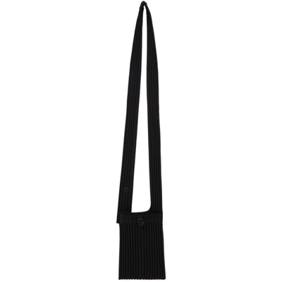 Shop Issey Miyake Black Pocket Bag In 15-black