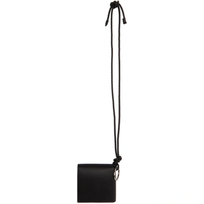 Shop Givenchy Black Small Antigona Strap Wallet In 006 Black/n