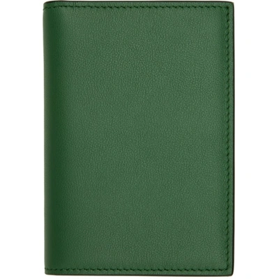 Shop Valentino Green Vlogo Wallet In M52 Fern Green