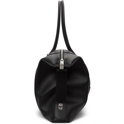 Shop Givenchy Black Large Antigona Lock Soft Tote In 001-black