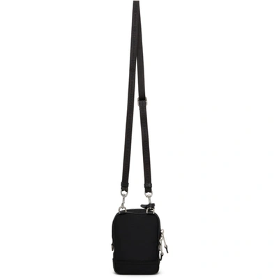 Shop Moschino Black 'couture' Messenger Bag
